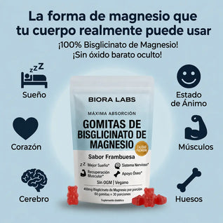 Gomitas de Bisglicinato de Magnesio