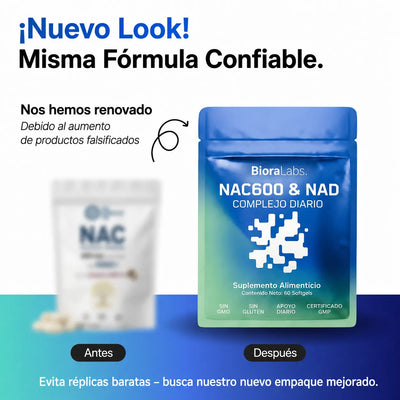 Detox Hepático NAC600 & NAD+