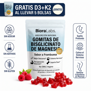Gomitas de Bisglicinato de Magnesio
